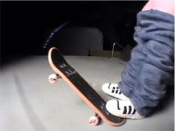 Finger skateboarding