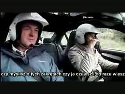 Mika Hakkinen w Top Gear (polskie napisy)