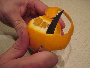 Jak obrać pomarańczę?