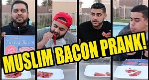 Muzułmanie jedzą "prawdziwy" bekon