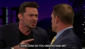 John Cena uczy Hugh Jackmana  "odwróconego mieszania z błotem" przeciwnika