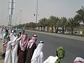 Eskorta króla Abdullaha z Arabii Saudyjskiej