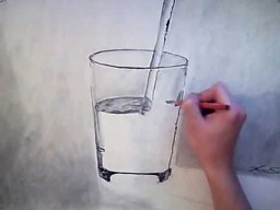 Speed drawing: szklanka wody
