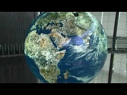 Wizualizacja Ziemi - gigantyczny, sferyczny ekran OLED
