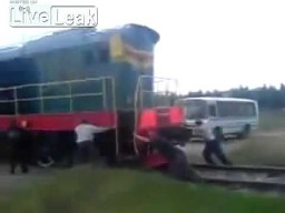 A w Rosji pociągi jeżdzą tak...