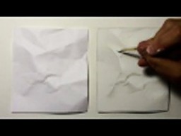 Rysowanie zmiętej kartki