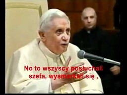 Papież Benedykt XVI opowiada kawał