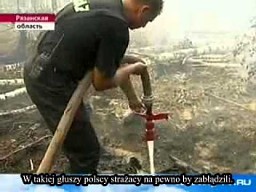 Polscy strażacy w Rosji (polskie napisy)
