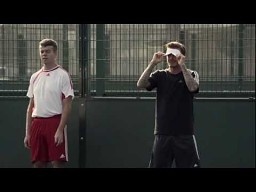David Beckham na nietypowym treningu