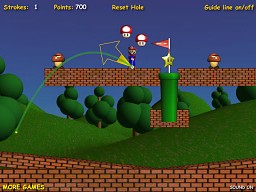 Mario mini golf