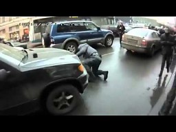 Rosyjski policjant na służbie