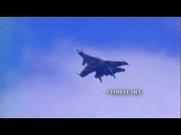 Sukhoi Su 37 Terminator wykonuje manewr super cobra