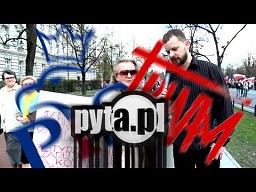 Pyta.pl na demonstracji za wolnymi mediami