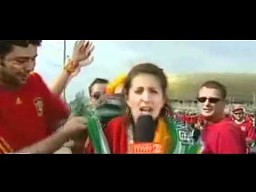 Hiszpańscy kibice podczas Euro 2012