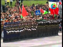 Domino w paradzie na Białorusi