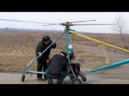 Rosjanin zbudował sobie helikopter