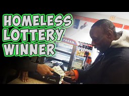 Bezdomny wygrywa na loterii