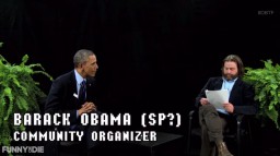 Pomiędzy paprotkami z Zachem Galifianakisem: Barack Obama
