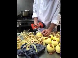 Obieranie jabłek po japońsku