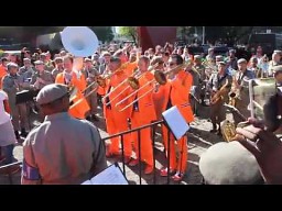 Brazylijska orkiestra policyjna spotyka holenderski zespół festynowy
