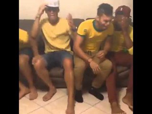 Poszczególne etapy emocji fanów Brazylii
