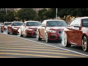 Drift mob z udziałem pięciu BMW M235i