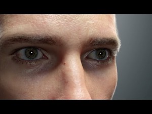 Realistyczna animacja męskiej twarzy