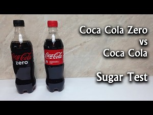 Coca Cola vs Coca Cola Zero - test cukru