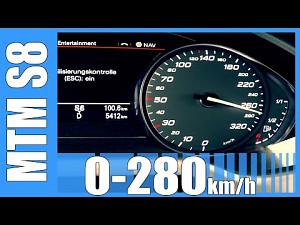 Audi S8 MTM - super przyspieszenie 