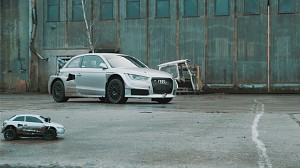 Audi S1 quattro vs miniatura RC