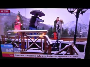 Wpadka na antenie Polsat News