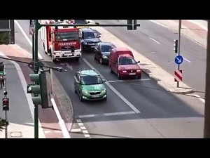 Kierowca zielonego auta vs straż pożarna...