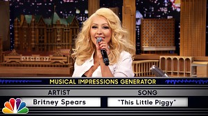 Christina Aguilera śpiewa głosem Cher, Britney Spears i Shakiry