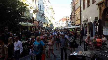 Praga - manifestacja przeciw islamowi