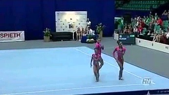 Rosyjskie gimnastyczki zadziwiają