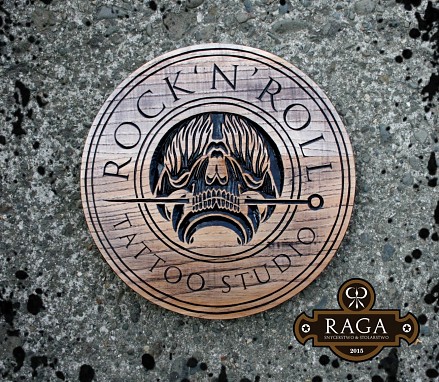 Snycerstwo - Logo - "Rock 'N' Roll Tattoo Studio"