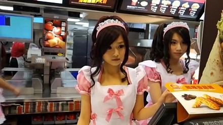 Obsługa w tajwańskim McDonald's