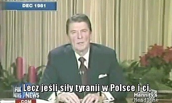 Ronald Reagan w obronie ciemiężonych Polaków