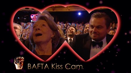 BAFTA Kiss Cam: Leonardo DiCaprio i Maggie Smith 