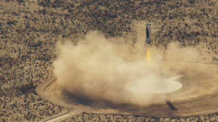 Trzeci lot rakiety Blue Origin