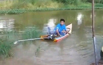 Naprawdę szybka łódka w Tajlandii