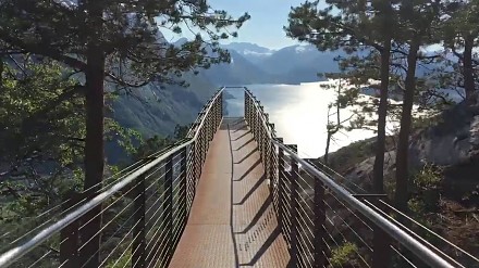 Niezwykły punkt widokowy w Norwegii