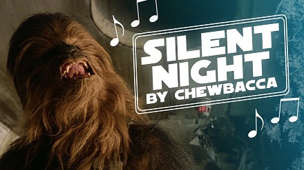 Chewbacca śpiewa kolędę Silent Night, czyli Cicha noc