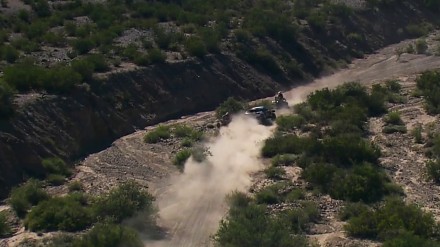 Dakar 2017 - ułamki sekund od czołowego zderzenia