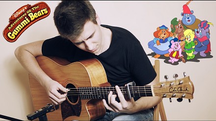 Motyw z "Gumisiów" na gitarze w wykonaniu młodego Polaka