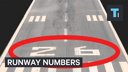 Po co każdy pas startowy ma namalowany dwucyfrowy numer z każdego końca?