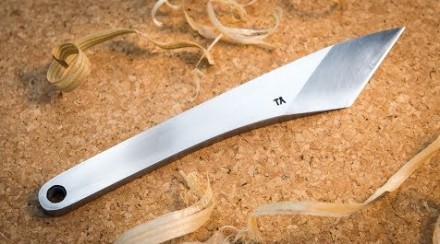 Wykuwanie chińskiego noża kiridashi