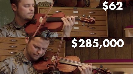 Czy jesteś w stanie usłyszeć różnicę między taniutkimi a bardzo drogimi skrzypcami?