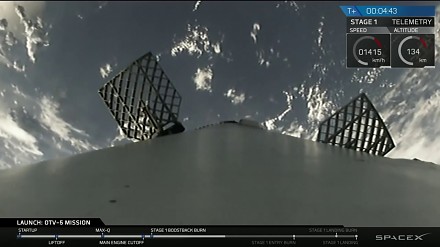 Falcon 9 umieszcza wahadłowiec na orbicie