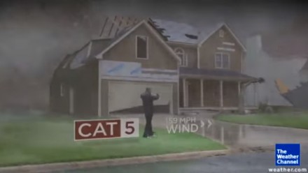 Różnica pomiędzy huraganami kategorii 1-5 na krótkim filmiku